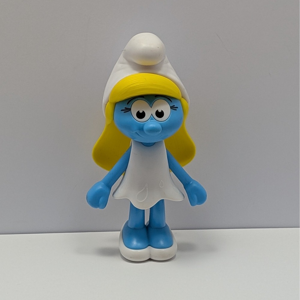 The Smurfs Smurfette Burger King Kids Meal Toy 2016 Movie Figure Promo 5.5 in